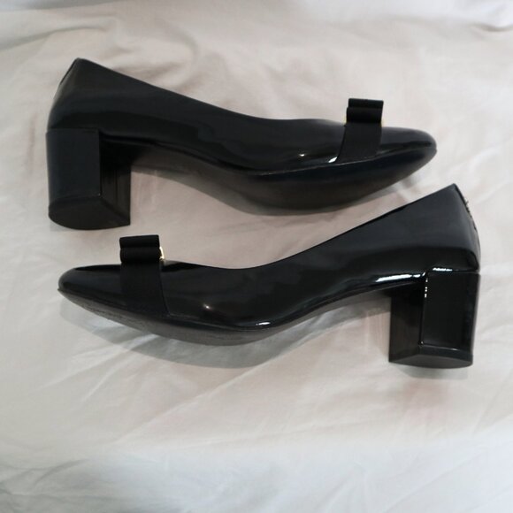 Tory Burch Black Trudy 2 Inch Pump Women's Size 7.5 - Picture 5 of 8